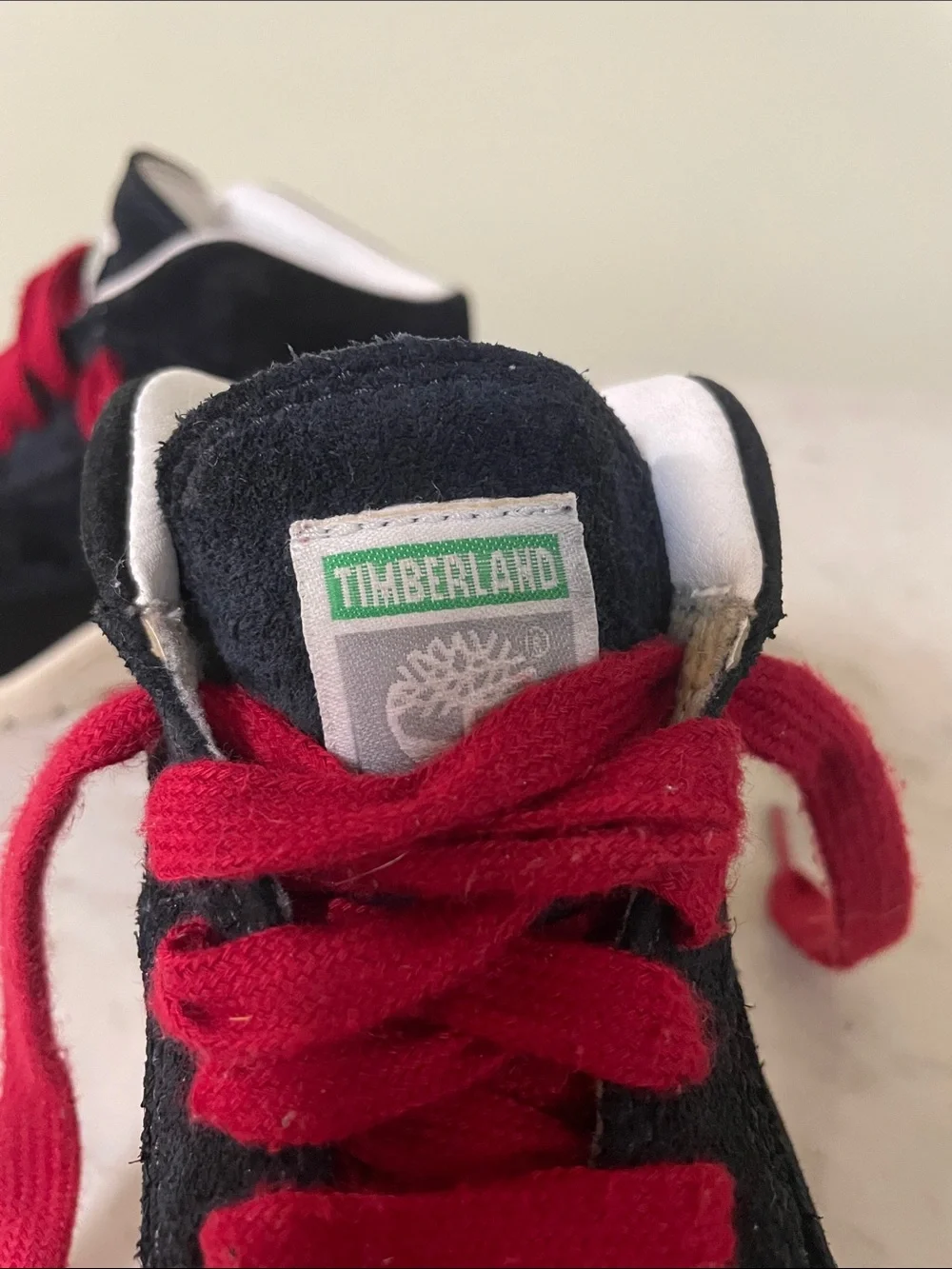 Timberland Kids Black Suede Field Boot - Size 10